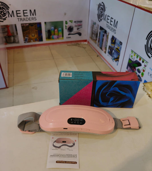 Smart Electric Heating Cramp Belt for Women – Period & Back Pain Relief with Digital Display